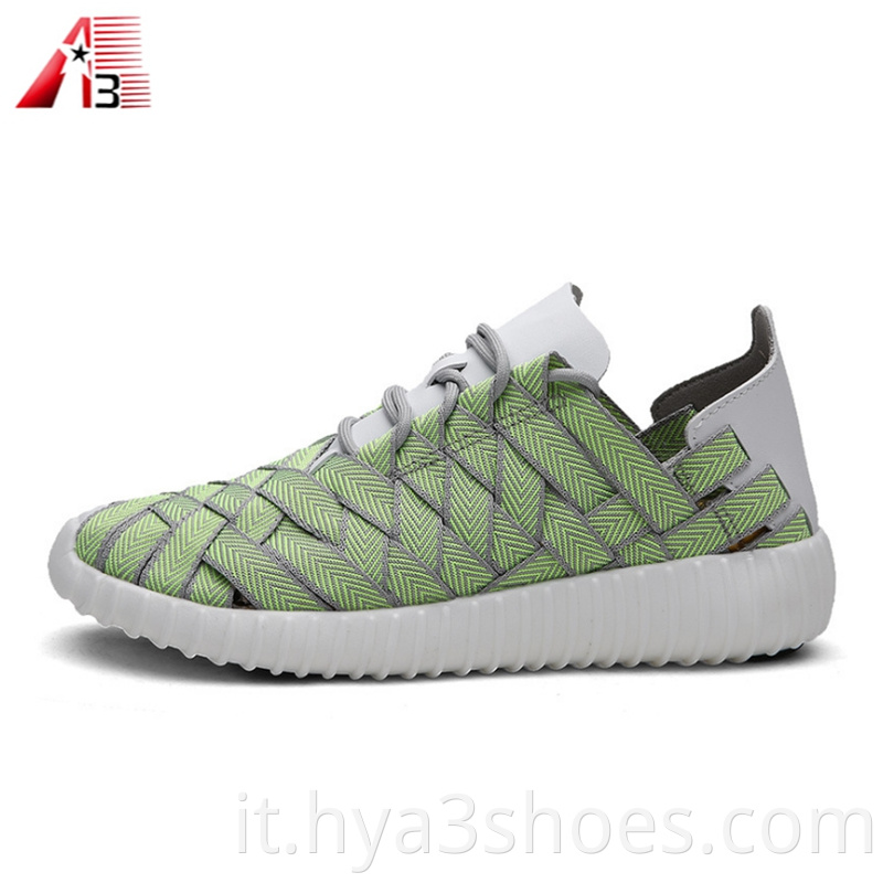 Fashionable Breathable Elastic Woven Shoes
